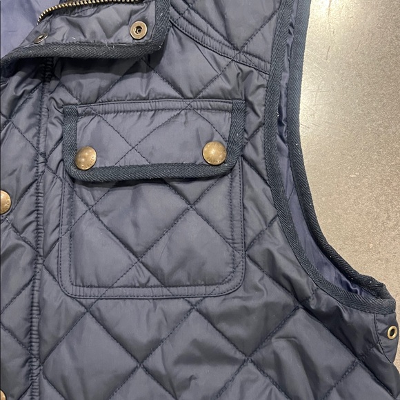 Polo Ralph Lauren Quilted Vest in Dark Blue and Brown. Sz L - Picture 3 of 10